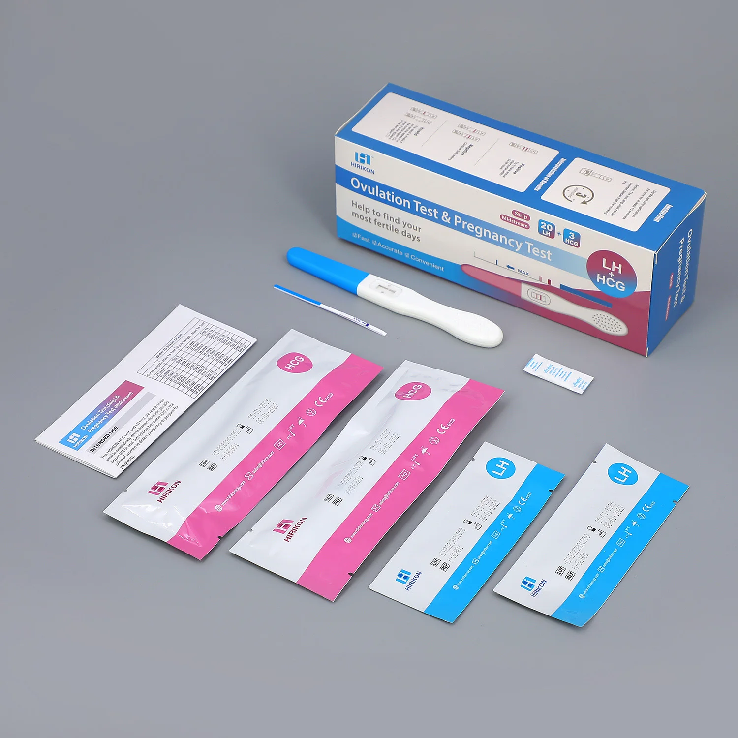 Ovulation Dipstick test kit for women planning pregnancy quick result papid pregnancy test kit