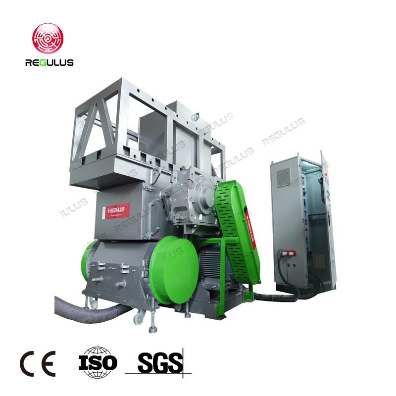 Good Choice Plastic Reusing Heavy Duty Plant PP Lumps PE Pipes Recycling Shredder And Crusher 2 In 1 Machine