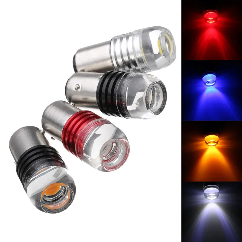 Car Motorcycle Tail Brake Light Lamp Bulb Red Strobe Flashing 1157 DC12V 6V LED Rear Taillight Lamp Bulb Auto Tail Stop Light
