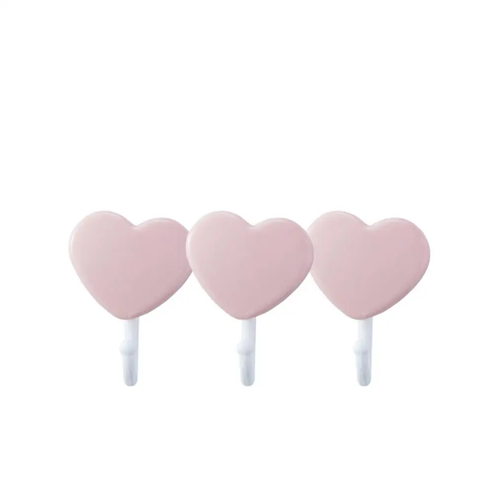 MOMO Lovely style plastic hanger hook strong shop hooks 3pcs/set