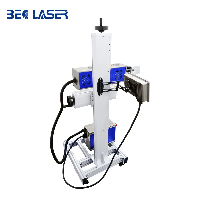  СО2 онлайн лазерный принтер для штрих-кода PET bottle lazer печатная машина Маркировка код даты на упаковке