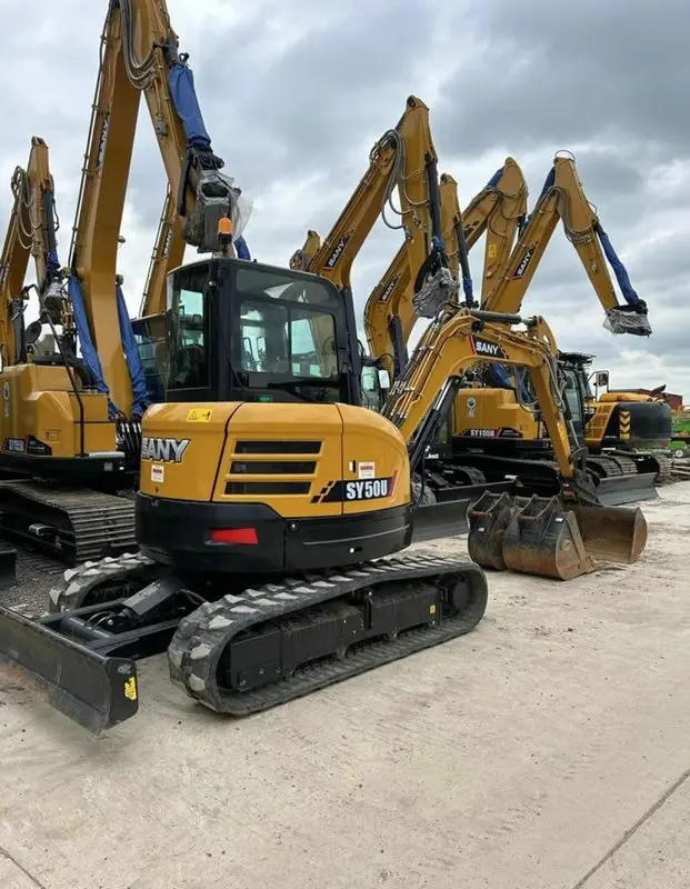 Китайский новый бренд гусеничный экскаватор 5 тонн SY50U б/у sany machinery
