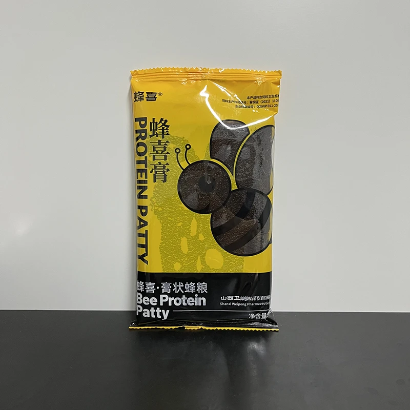 Bee Patty with 25% Natural Pollen Bee Feed Pollen Easy Feeding Honey Bees Feeding Keeping Supplies 400g