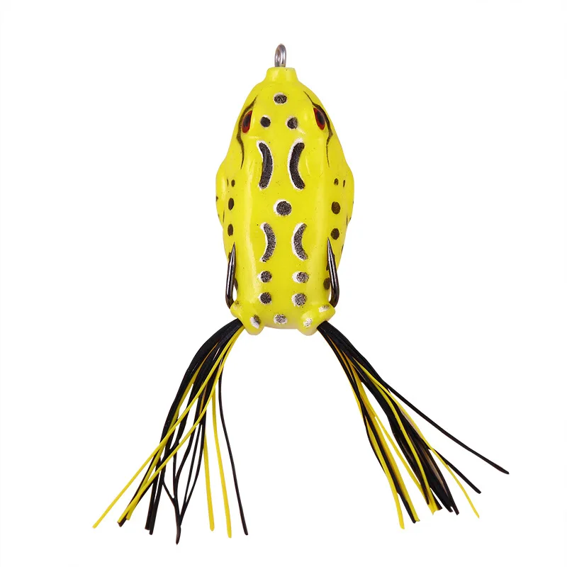 High quality 7g 10g 13g simulation egg frog soft bait with double hook