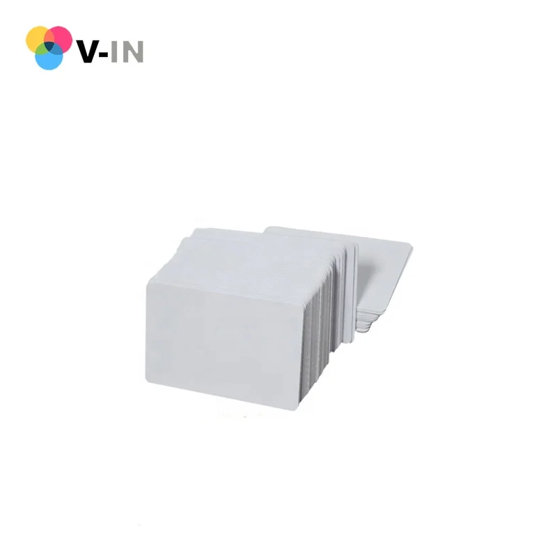 Business PVC Card for Epson Canon Inkjet Printer Printable White Blank Plastic Card without Chip CR80