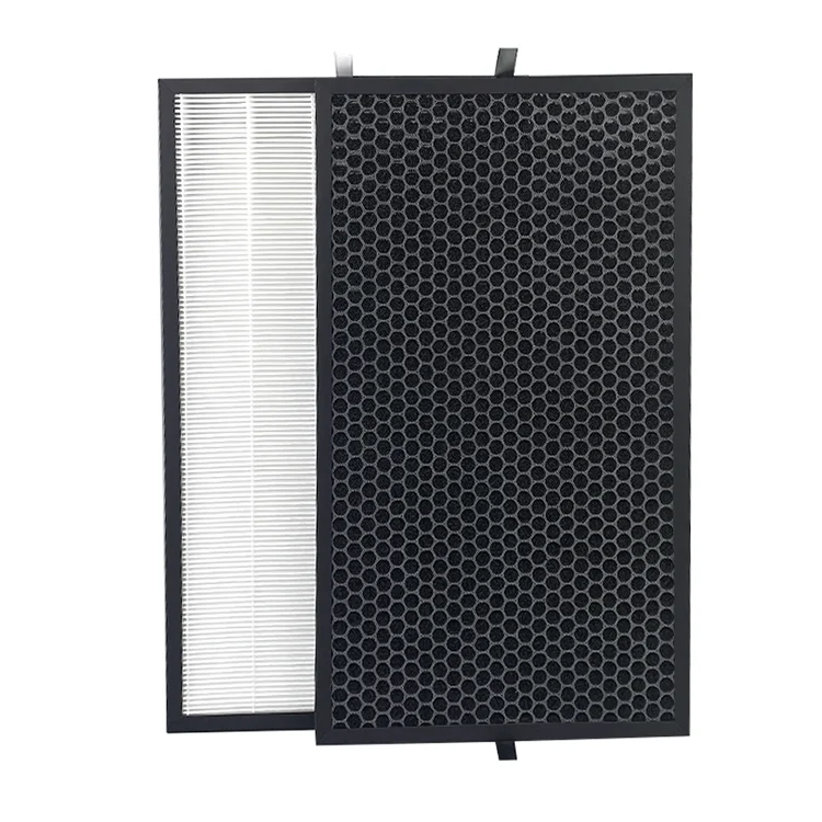 AD5000 Replacement Filter Compatible with AIRDOCTOR AD5500 Purifier Removable Filters of 2 HEPA Filters and 2 Activated Carbon