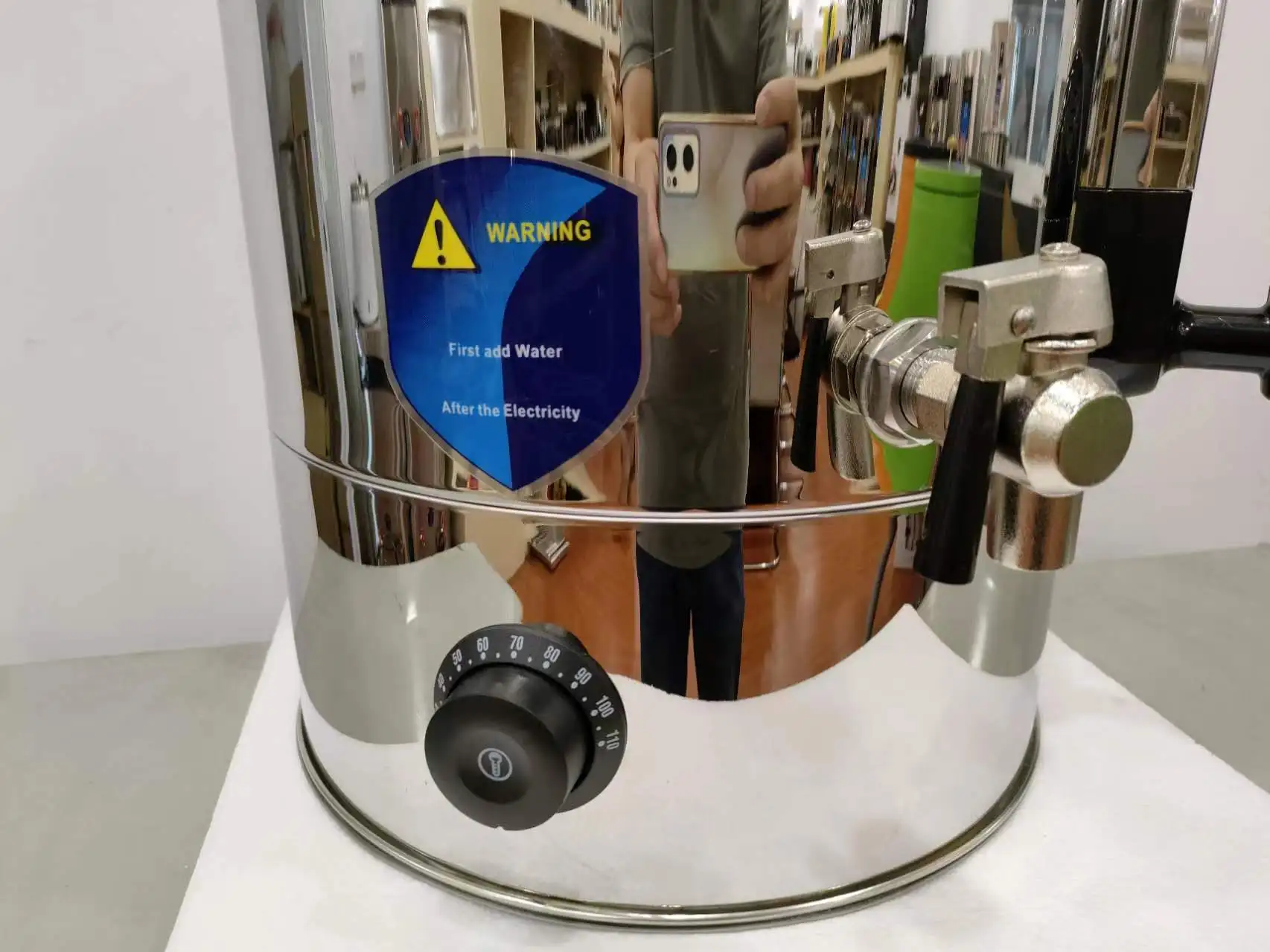 Новая конструкция двойная электрическая урна для горячей воды коммерческая 304 из нержавеющей стали молока сохраняет воду и молоко теплой