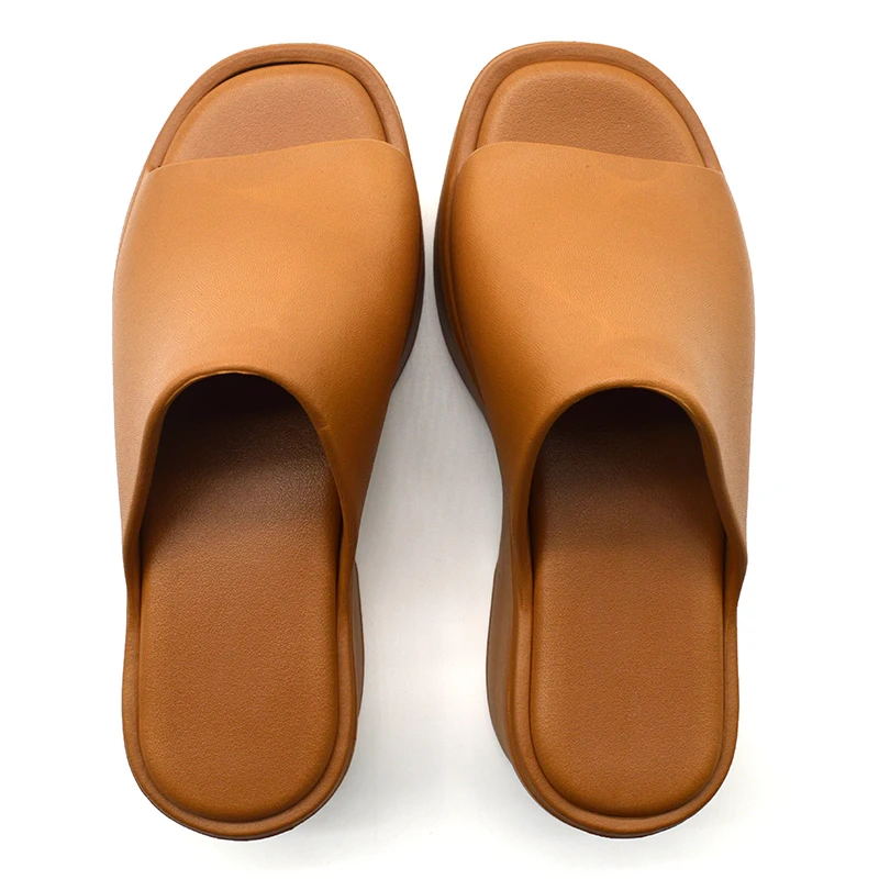 2024 pillow slipper cushioned thick sole  Wholesale Cheap indoor slippers platform home slippers