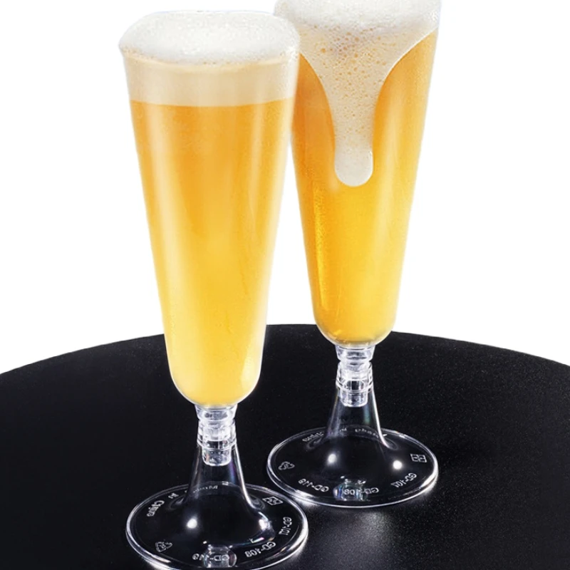 5oz Clear Plastic Champagne Flutes Toasting and Mimosa Plastic Champagne Cups