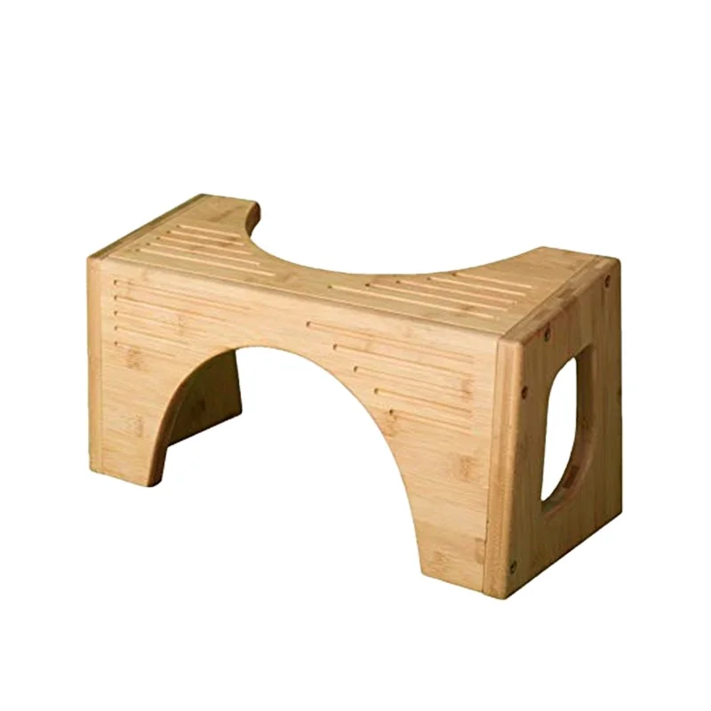 Bamboo Foot Stool Toilet Squatting Stool