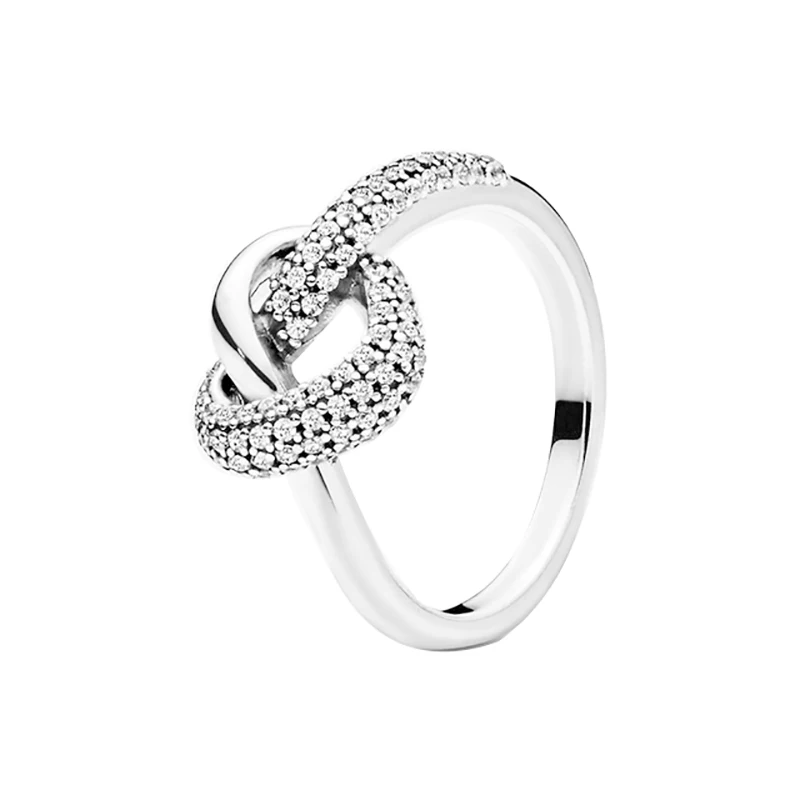 New 100% 925 Sterling Silver Original Rings Love Heart Princess Crown Hollow Shiny Ring Charm Pan Europe Women Jewelry Wholesale