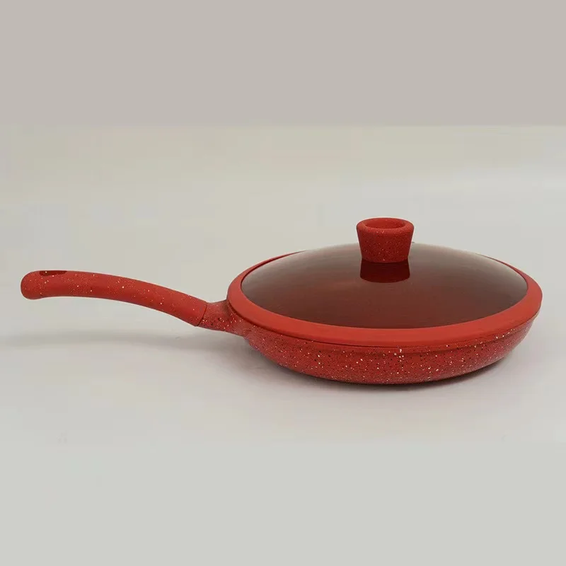 10pcs Aluminum Granite Nonstick Cookware Sets Forged Aluminum Non-stick Casserole Pot Cookware For Kitchen