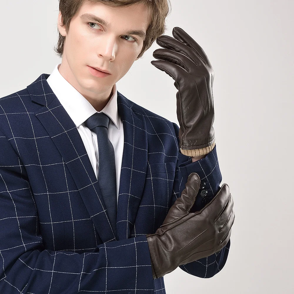 Kulanyane Supplier Of World Well-known Brands Suede Leather Gloves  Manufactures Men Leather Gloves Accept OEM ODM