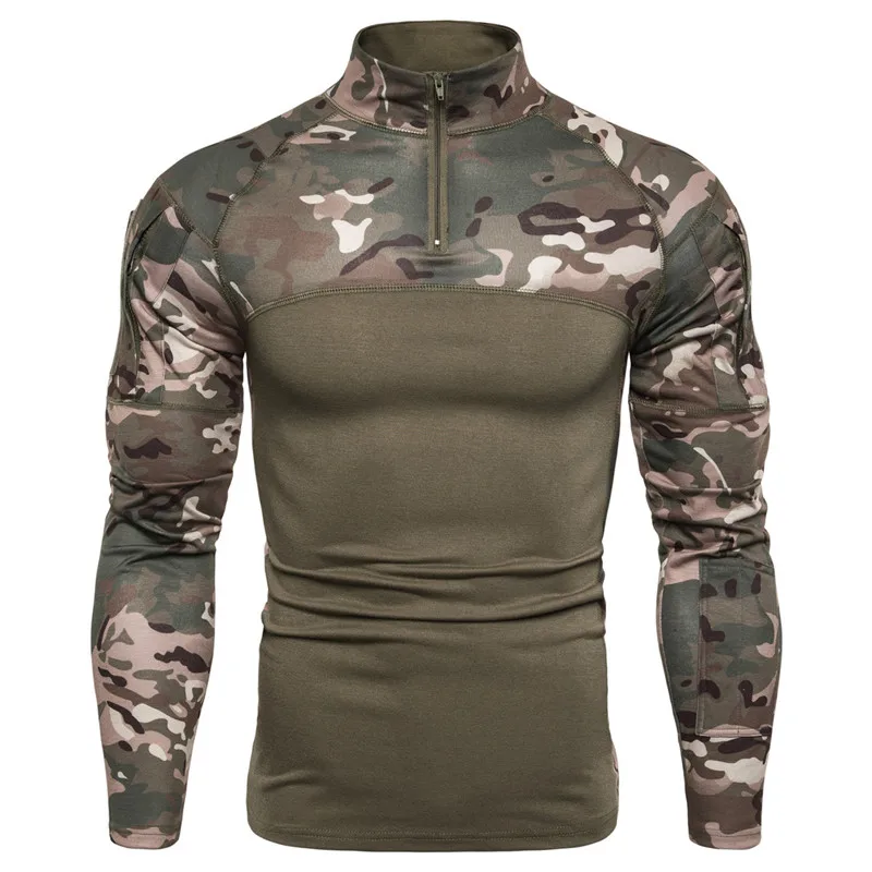 Camouflage Tactical  Long Tactical Style Dress Shirt Type Shirts Black Tactical Uniform