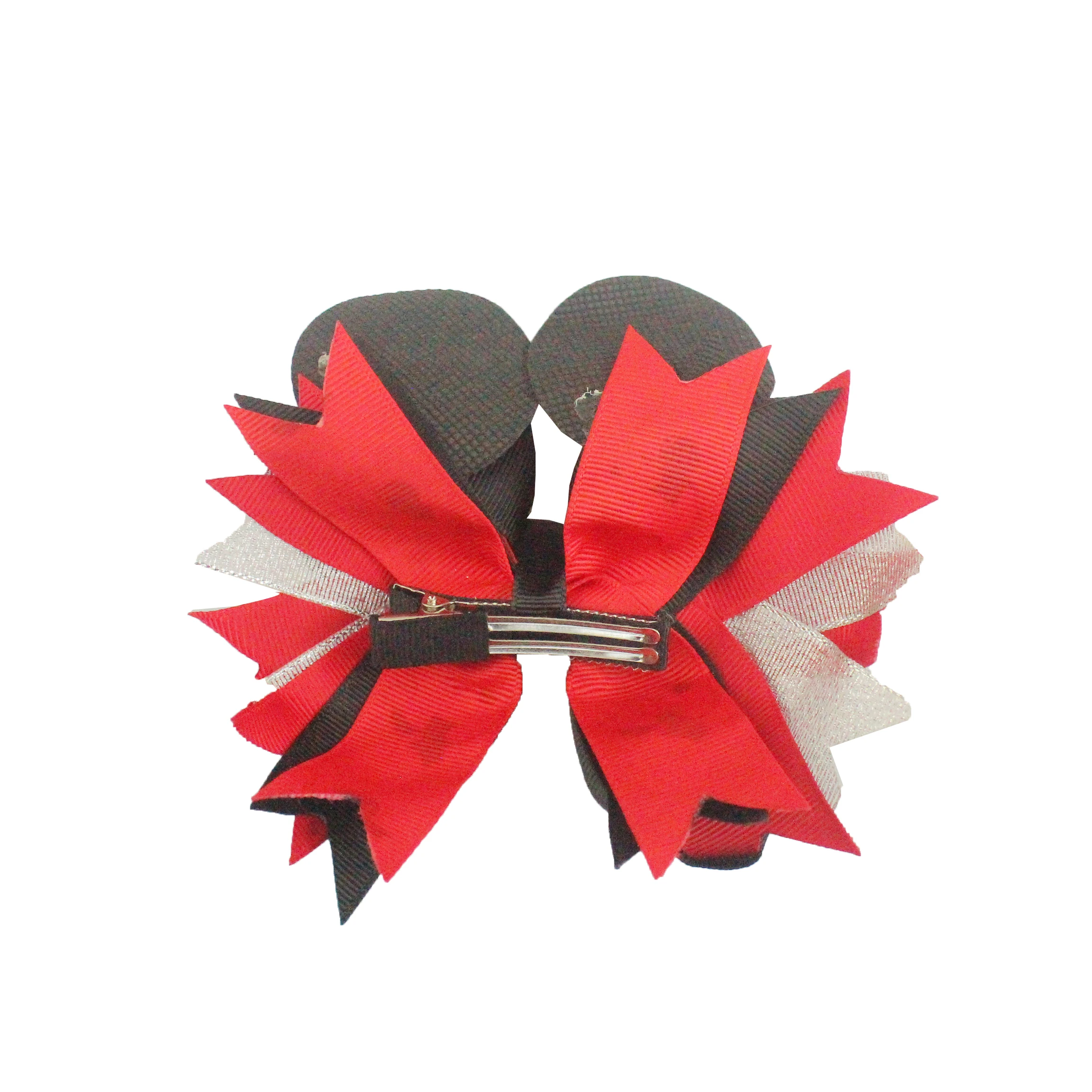 Boutique  mouse  hair bows lovely  mouse with earring  hair clips for girls