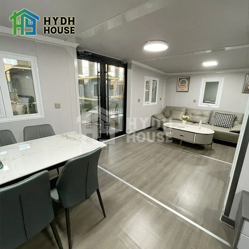 Easy to assemble prefabricated containers for construction site container houses