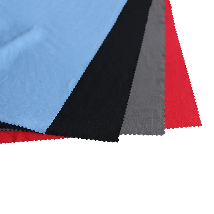 Fitness Wicking Microfiber Fabric 90 Polyester 10 Spandex Recycled