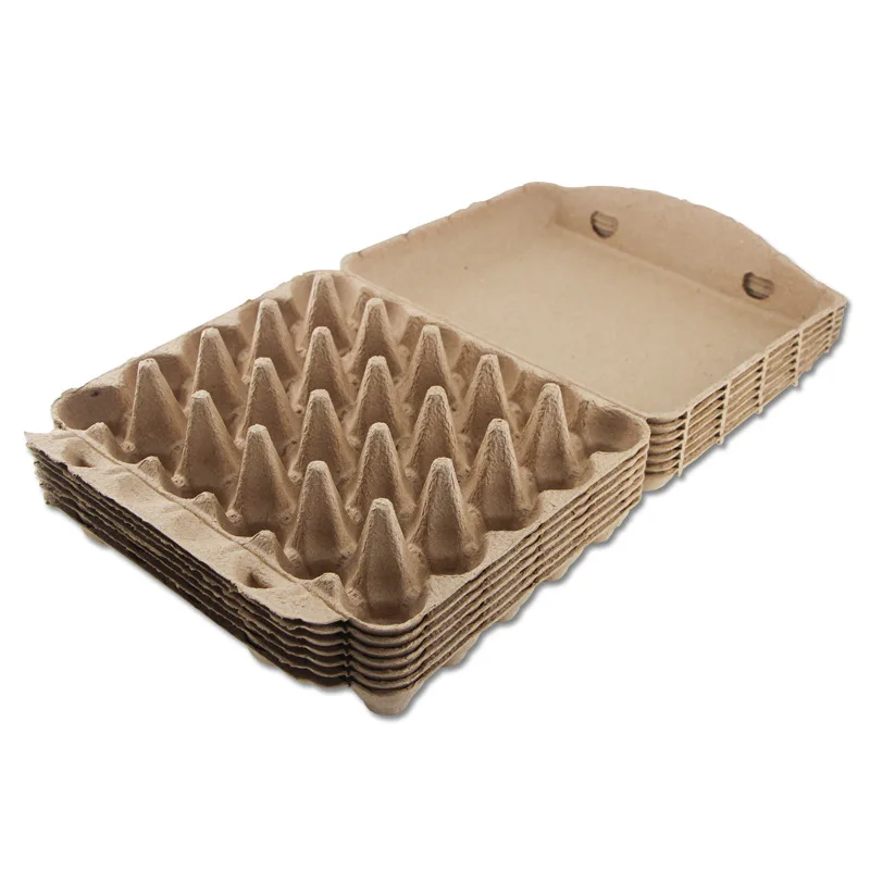 Degradable environmentally friendly material low-cost pulp 30pcs egg carton spot fast delivery manufacturers for the farm