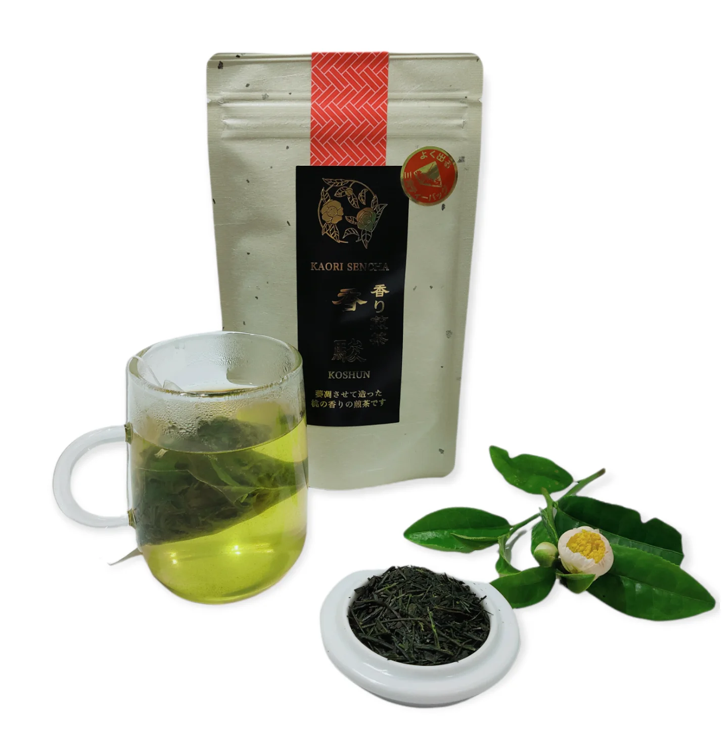 Kaori cha new type natural aroma organic green tea private label