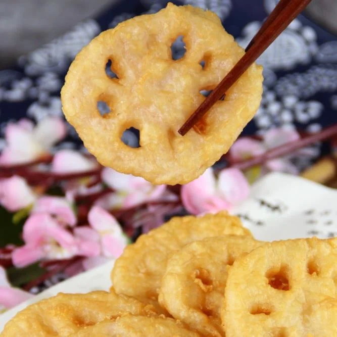 Vacuum Fried Tempura Lotus Root Chips Healthy Foods