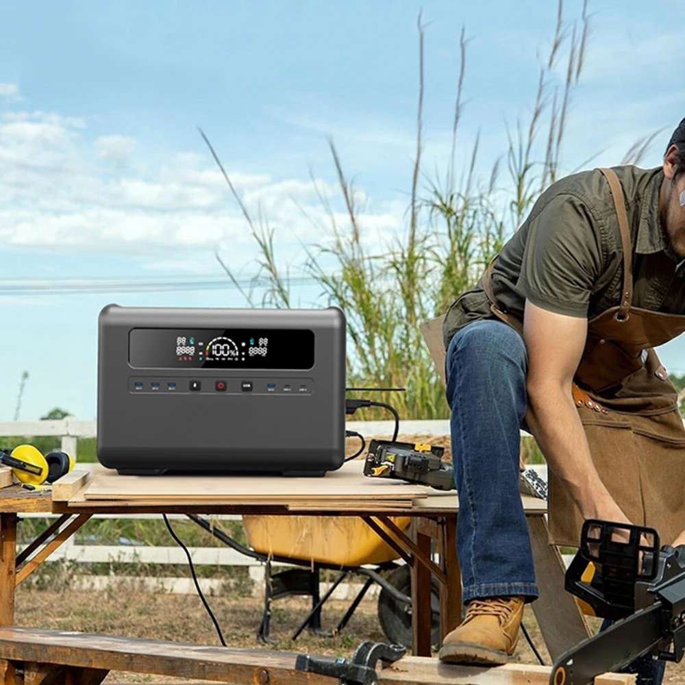 USA EU Warehouse 110V 220V 2400W 4800W 7200W 9600W Stacked Solar Portable Power Station Emergency Power Bank For Outdoor Camping