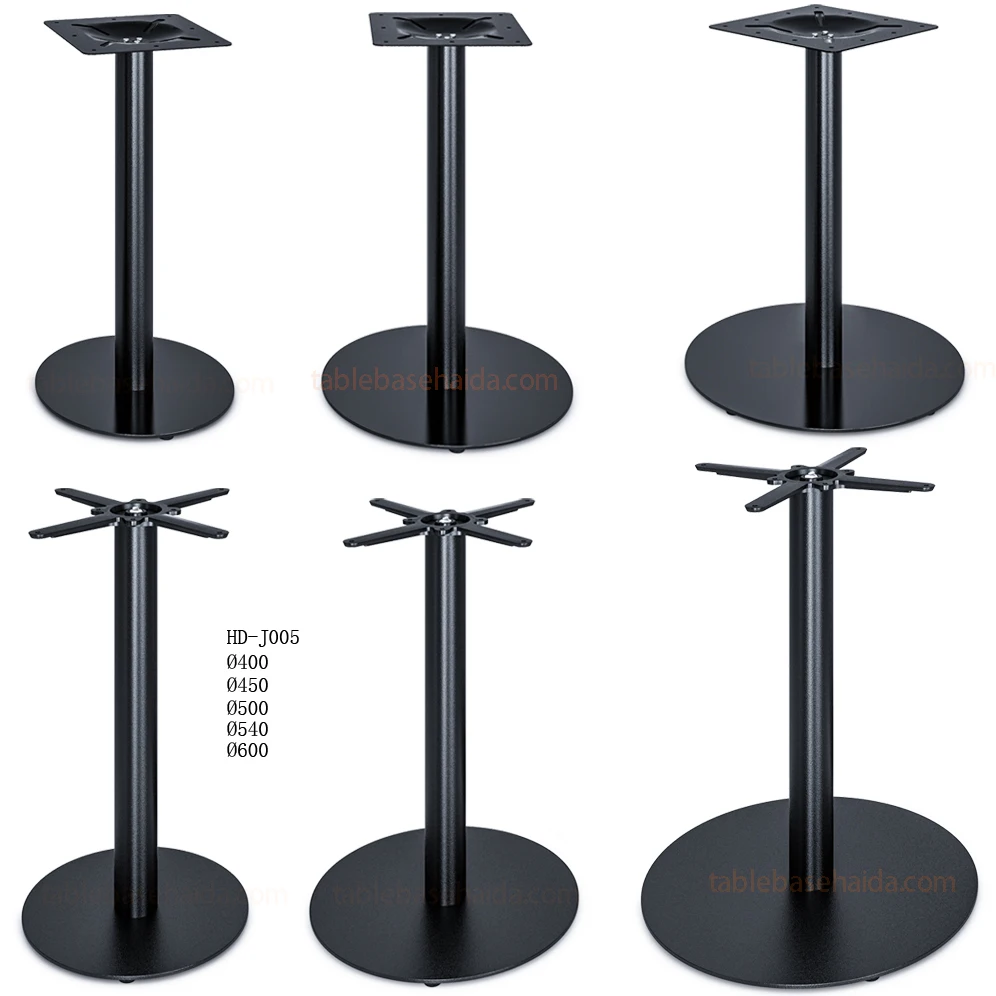 China manufactory round steel dining metal table legs