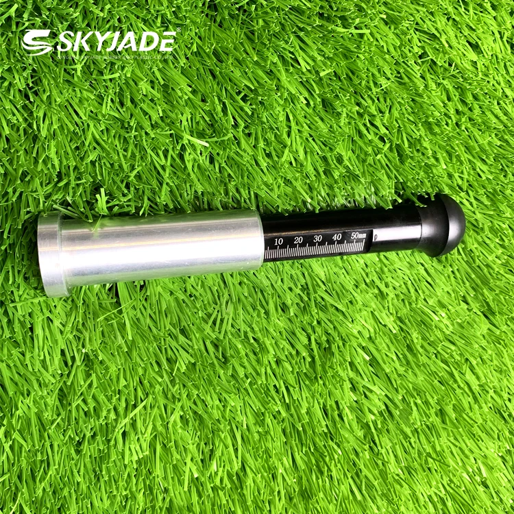 Floor text Measuring tool for synthetic sports surfaces and filled artificial grass; range 0-60mm.