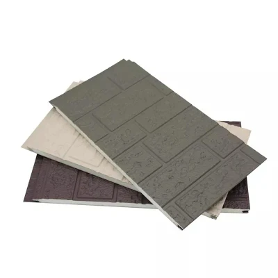 Водонепроницаемая теплоизоляция и украшение встроенная панель Полиуретановые Сэндвич-Панели металлическая резная доска внешняя настенная