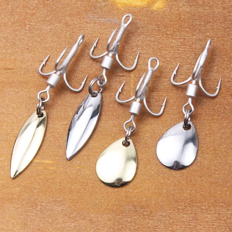 TB Fishing Hook Treble Hook with spoon Fishing Tackle 6#8# High Carbon Steel fishhook spinner bait