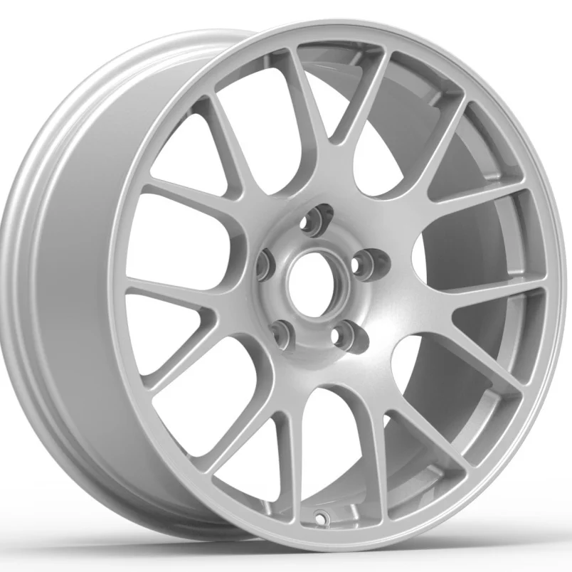 Borui Forged wheels Brush Silver forged wheels 5x112 17 18 inch 5x120 Silver Y-Shape Spokes Alloy rims for BMW CSL