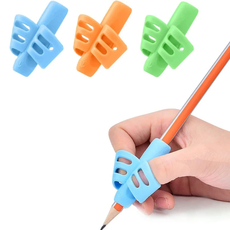 Factory Wholesale Silicon Gripper Soft Grips For Kids Handwriting Mechanical Pencil