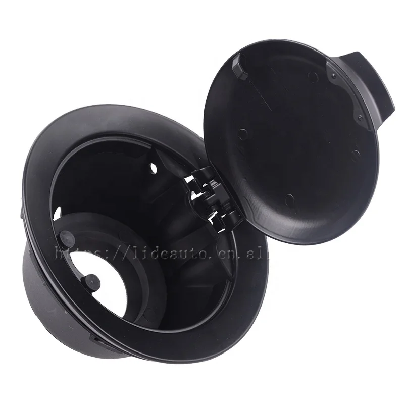 Black Fuel Filler Door Car Fuel Tank Cover For 2008-2018 Dodge Challenger