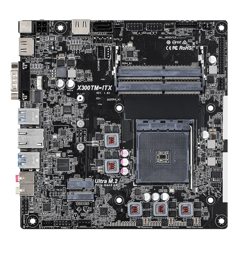 ASRock X300TM-iTX motherboard AMD fifth-generation  portable -thin mini-host all-in-one machine