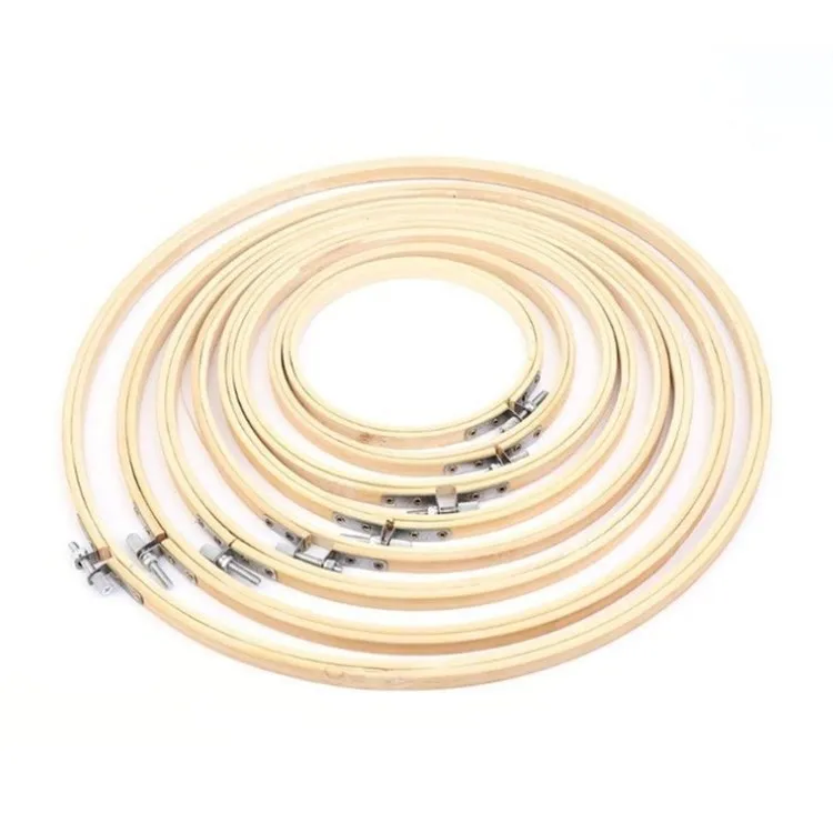 DIY Handmade Bamboo Embroidery Hoop Frame Bamboo Cross Stitch Frame Hoop