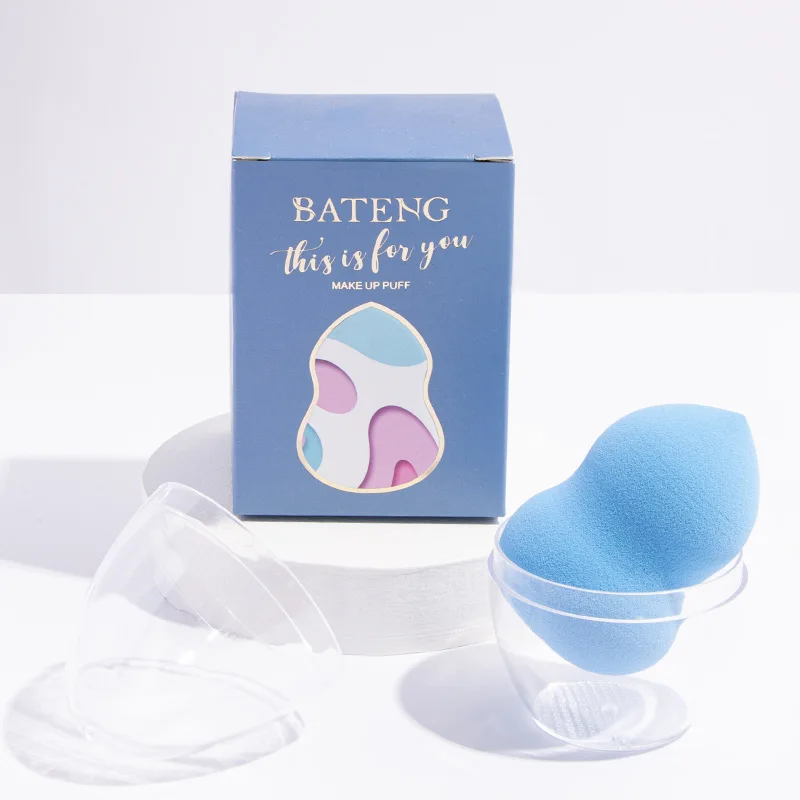 Factory Low MOQ Custom Logo Packaging Private Label Beauty Sponge Blender