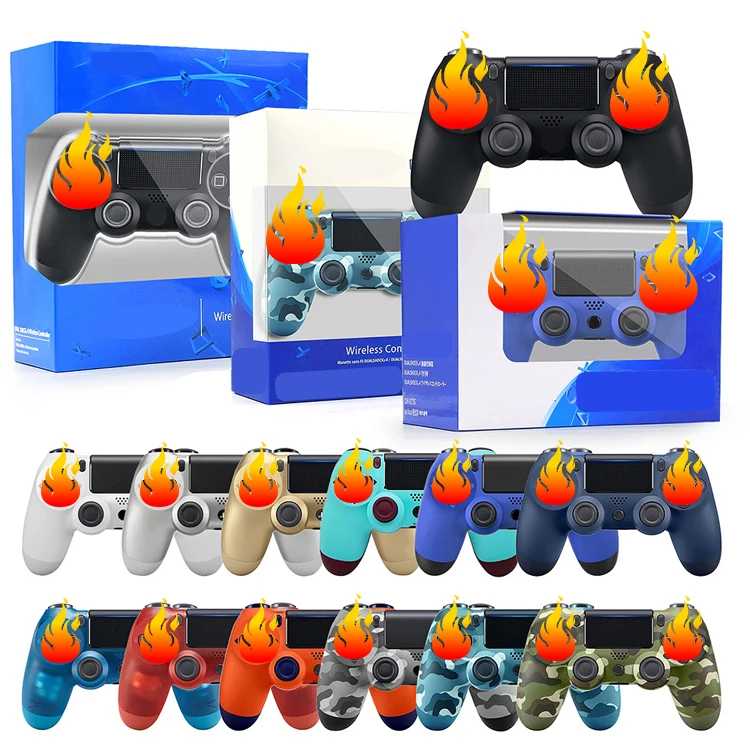 Лидер продаж 22 цвета Двойной вибрационный игровой контроллер BT для PS4 PS3 беспроводной геймпад USB-джойстик игровая