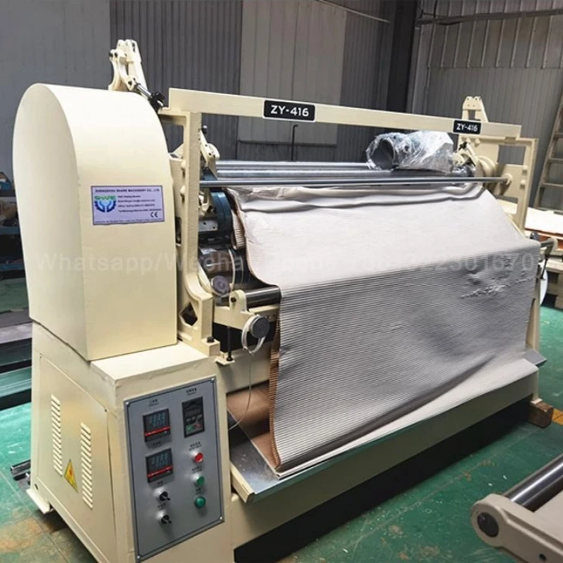 Multi functional ZJ 416 Pleated Fabric Machine Textile Fabric Pleating Machine
