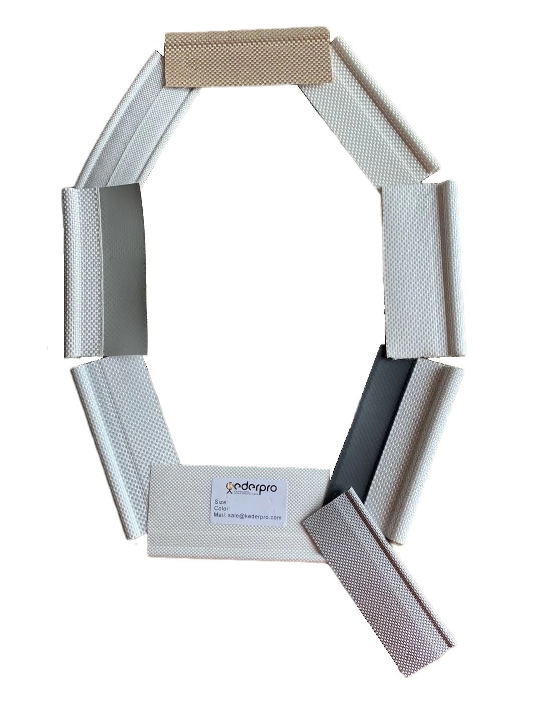 High quality  Coated Keder For Awning Tent flat keder rail profile