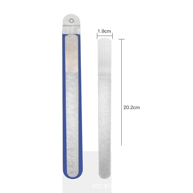 Professional Diamond Stainless Steel Double Side Nail File metal files for nail