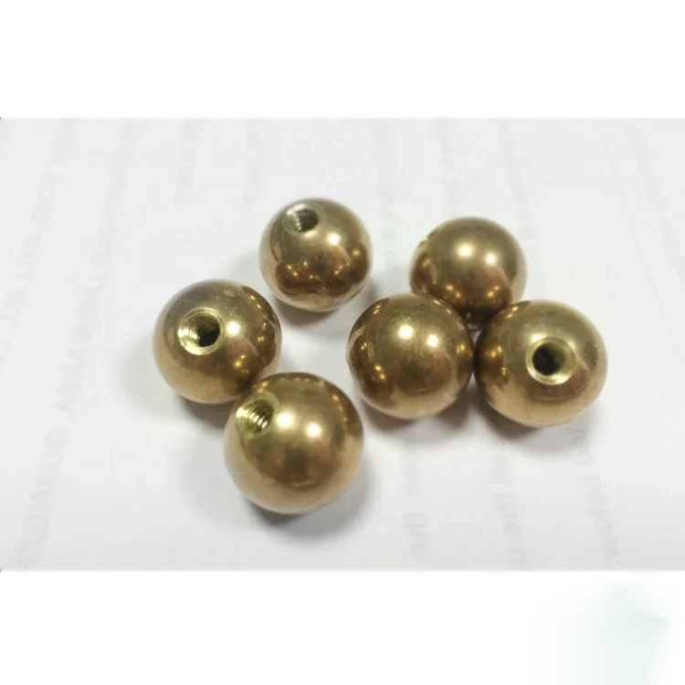 Латунный шарик с резьбой H62, резьба 10 мм 12 мм 15 мм 20 мм, резьба m2 m3 m4 m5 m6 m8