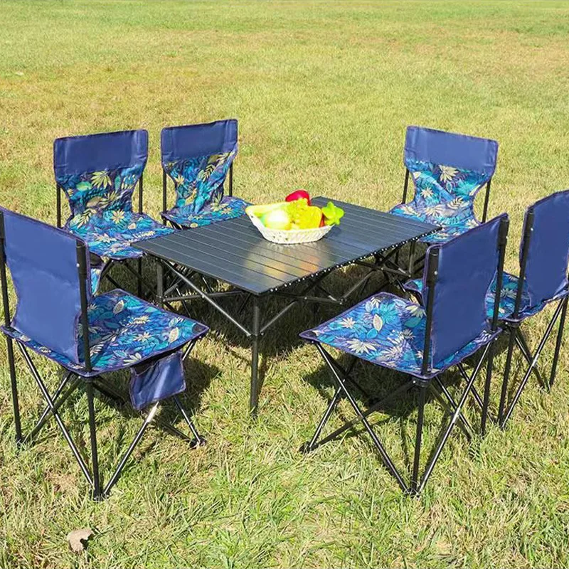Camping Outdoor Folding Table Morden Portable Camping Fishing furniture folding chairs and tables