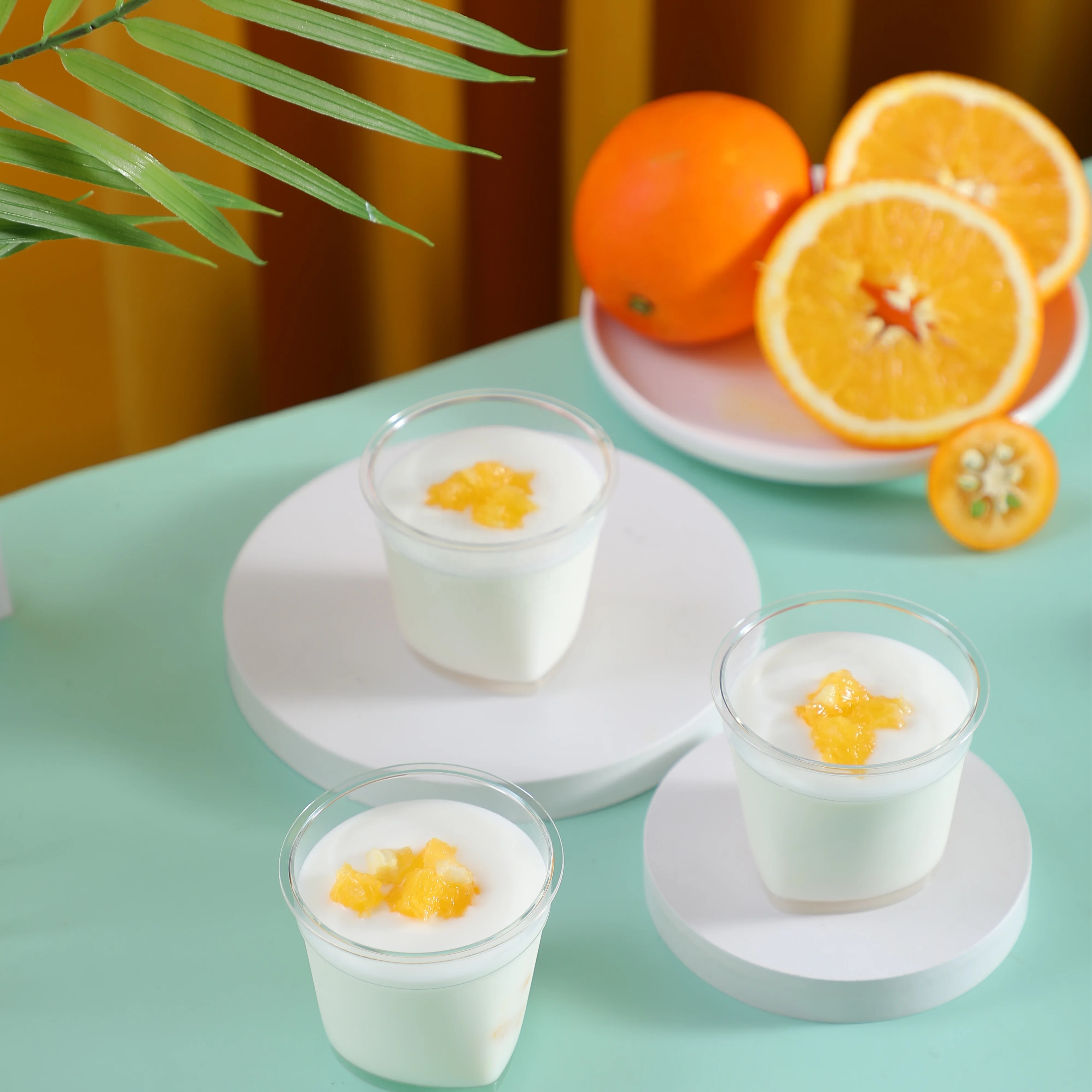 
Custom printing logo smoothie cold drinks bubble milk tea juice plastic cup 
