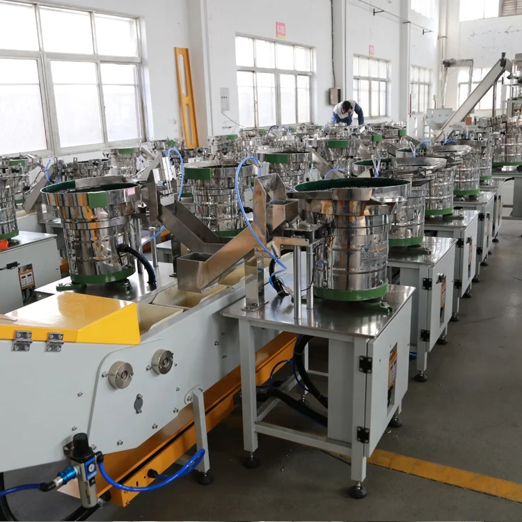 Automatic Office Furniture Parts Wooden Dowel Pins Counting Packaging Machine Manufacturer with Vibrating Feeder