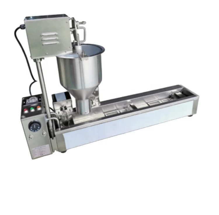 Electric Single row Automatic moulds donut maker fryer machine Doughnut maker with timer donut making machine