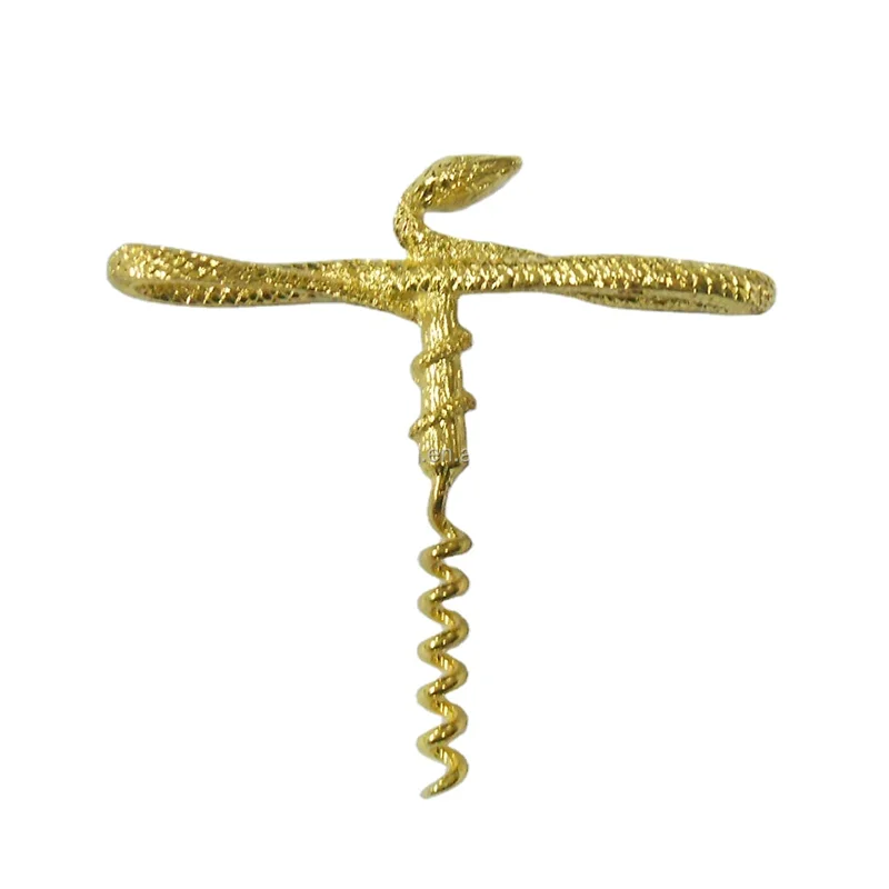 snake cork screw bottle opener