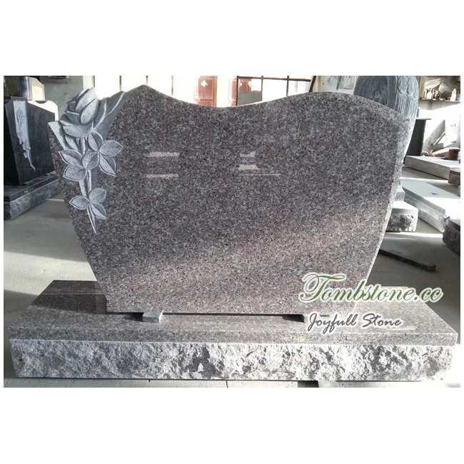 
USA Style grey granite headstones granite monuments memorials 
