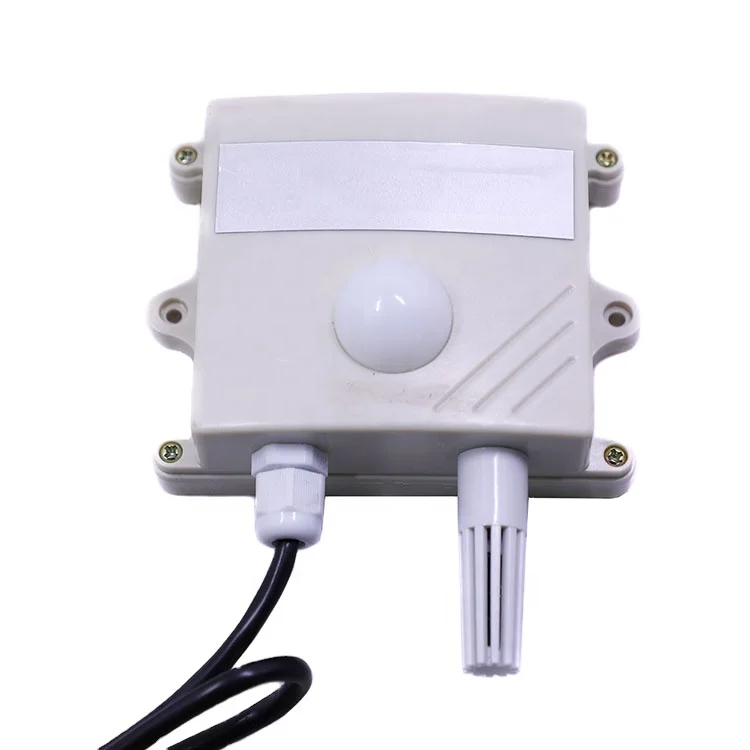 Датчик освещения 60k Lux 485, световой передатчик MODBUS для сельскохозяйственной системы орошения, световой датчик