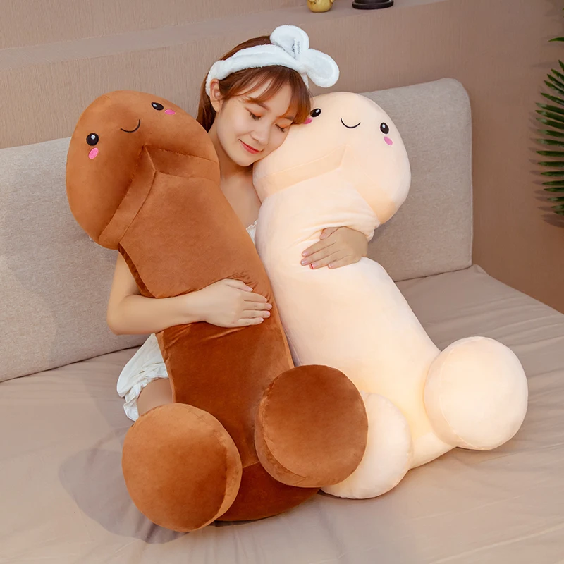 2020 hot sale Funny plush toy custom stuffed simulation penis pillow 3D shape soft toy