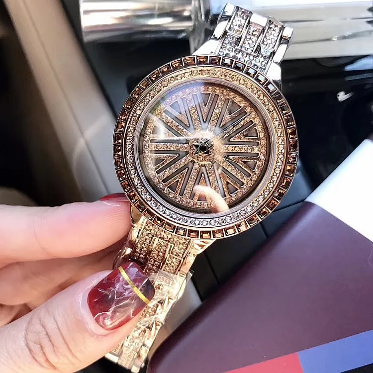 luxury women watch case  crystal luxury full crystal diamond watches