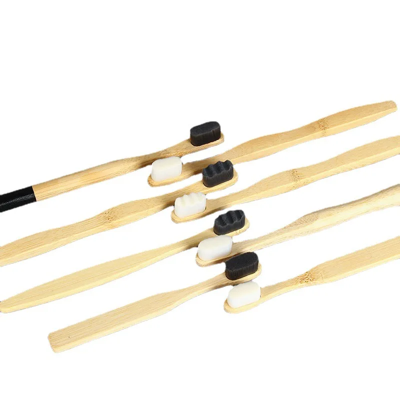 Bamboo Toothbrush Hotel Travel 100% Natural Nano Toothbrush Bamboo Soft 10000 Bristles Eco Friendly Biodegradable Toothbrushes